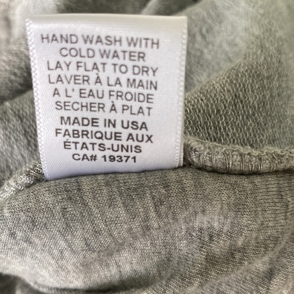 AIKO Gray Tiered Ruffle Back Marled Knit Sweatshirt Bolero Cardigan - S - Picture 11 of 12